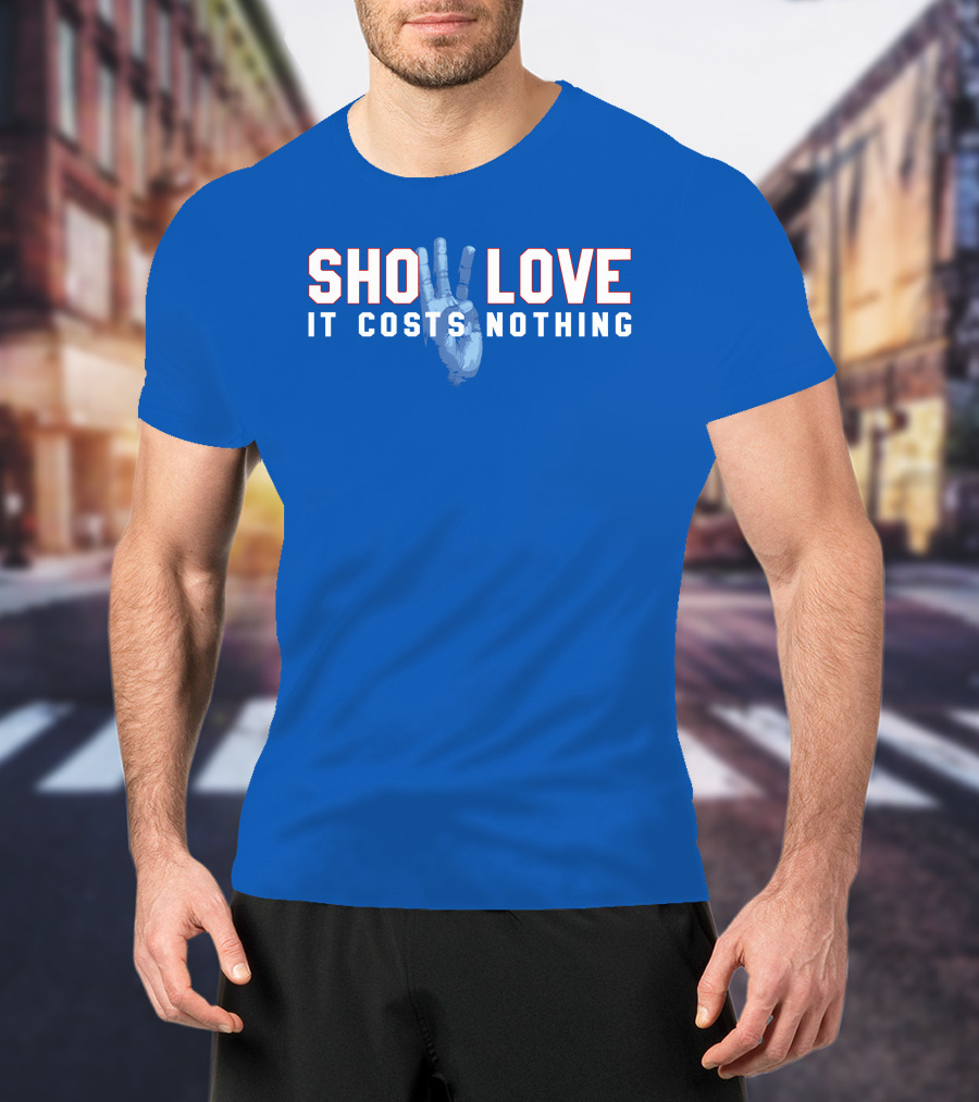 26Shirts Store Show Love It Costs Nothing Peace Sign T-Shirt