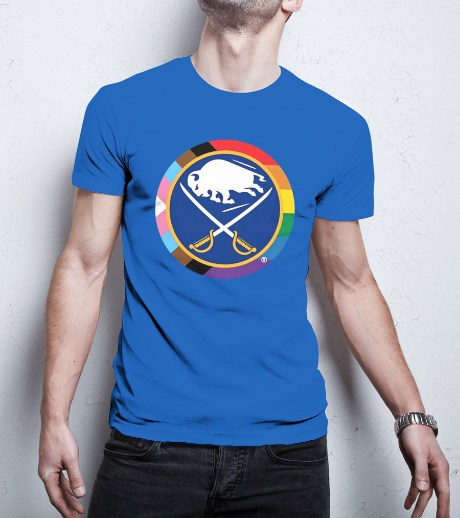 Buffalo Sabres Inclusive Pride Colors T-Shirt