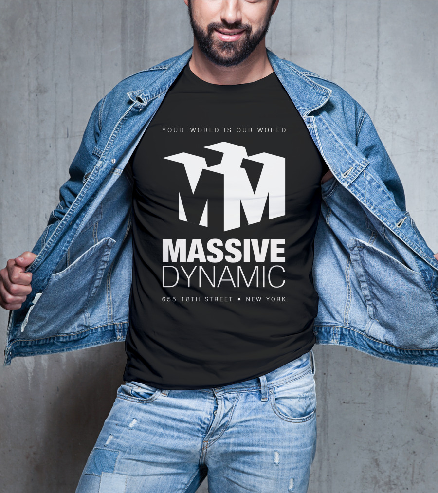 Your World Is Our World Massive Dynamic 655 18Th Street New York T-Shirt