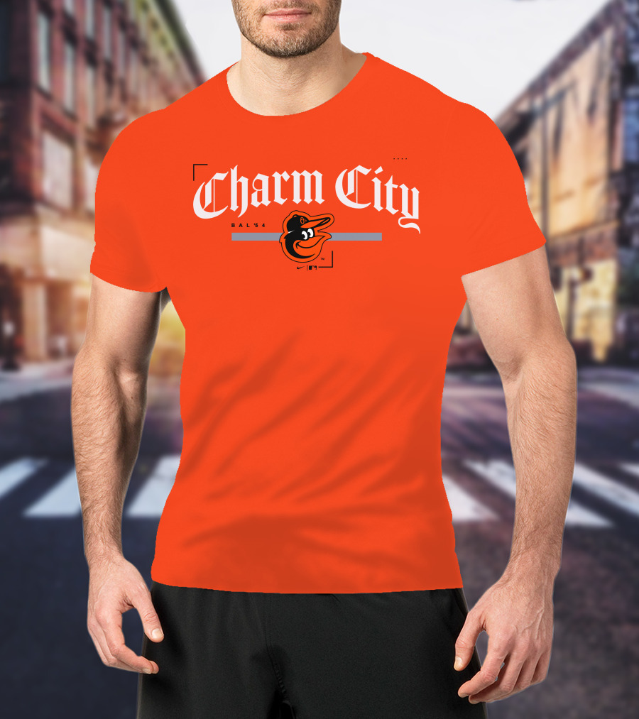 Charm City Baltimore Orioles Bal 54 T-Shirt