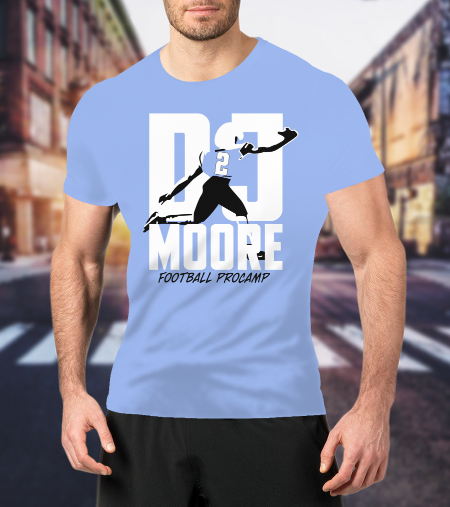 DJ Moore Football Procamp Athlete Number 2 Dynamic Movement T-Shirt