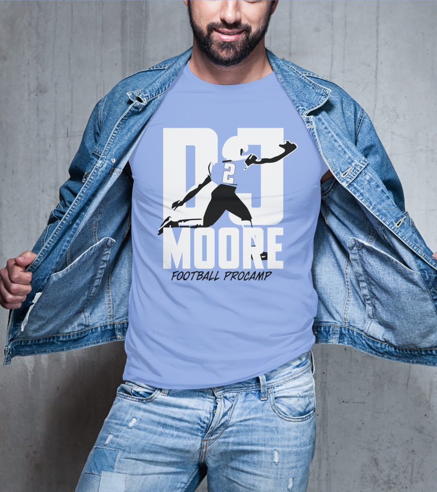 DJ Moore Football Procamp Athlete Number 2 Dynamic Movement T-Shirt