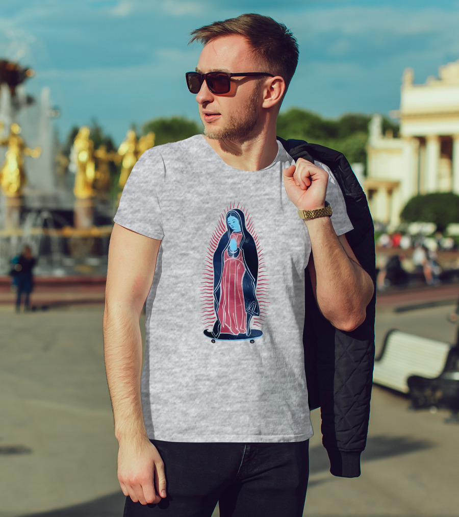 Our Lady Of Guadalupe Skateboard Iconic T-Shirt