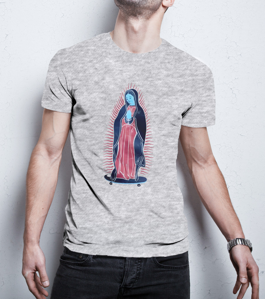 Our Lady Of Guadalupe Skateboard Iconic T-Shirt