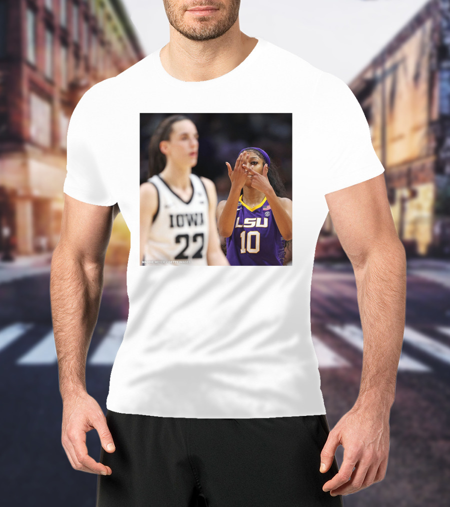 LSU Reese 10 Makes You Can’t See Me Gesture Against Iowa T-Shirt