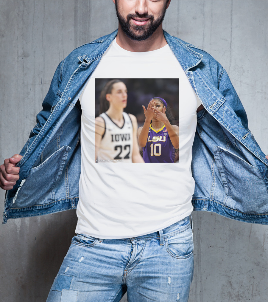 LSU Reese 10 Makes You Can’t See Me Gesture Against Iowa T-Shirt