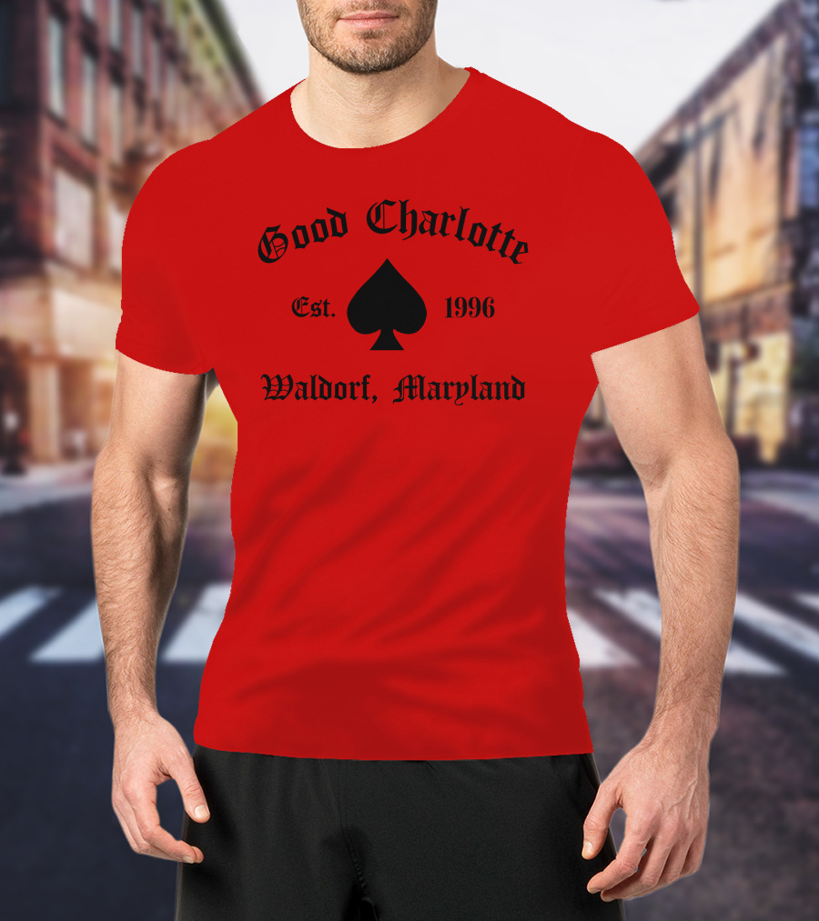 Good Charlotte Est. 1996 Waldorf Maryland Spade T-Shirt