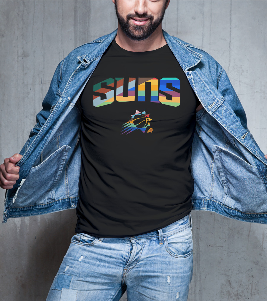 Phoenix Suns Pride Rainbow T-Shirt