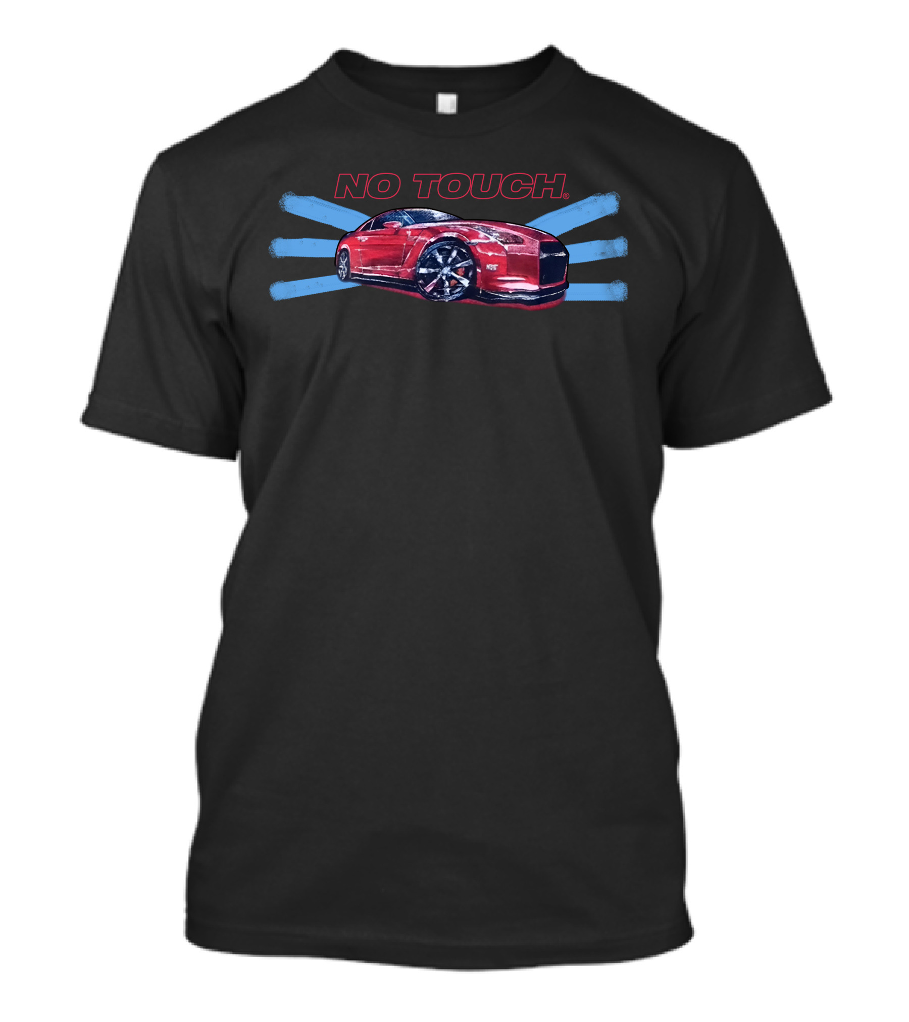 Thatmartinkid No Touch Red Sports Car T-Shirt