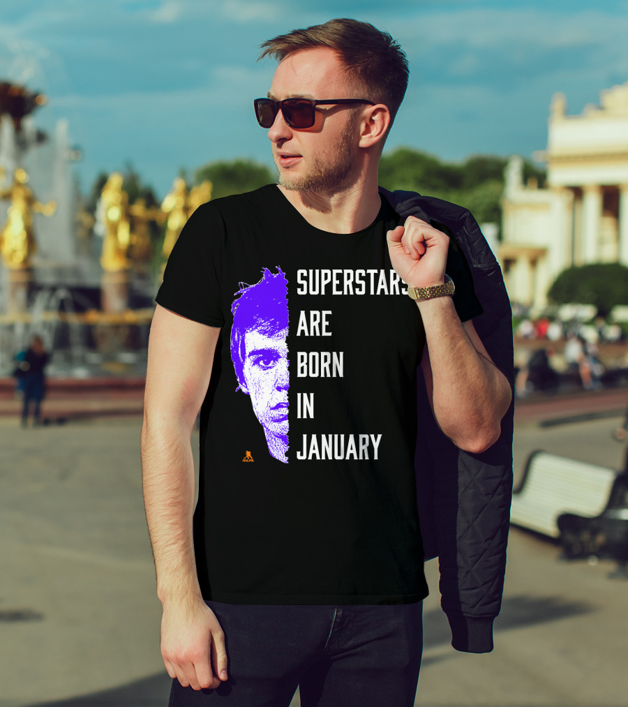 Connor McDavid Superstars Are Born In January NHL T-Shirt