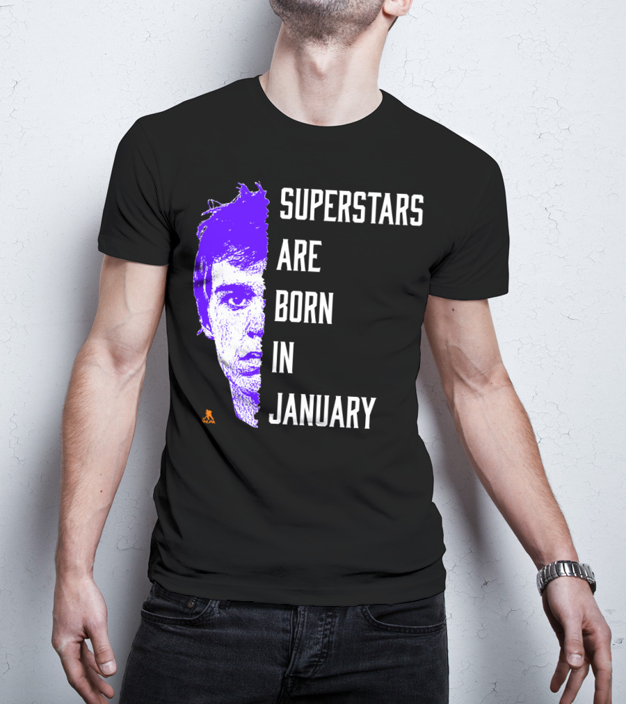 Connor McDavid Superstars Are Born In January NHL T-Shirt