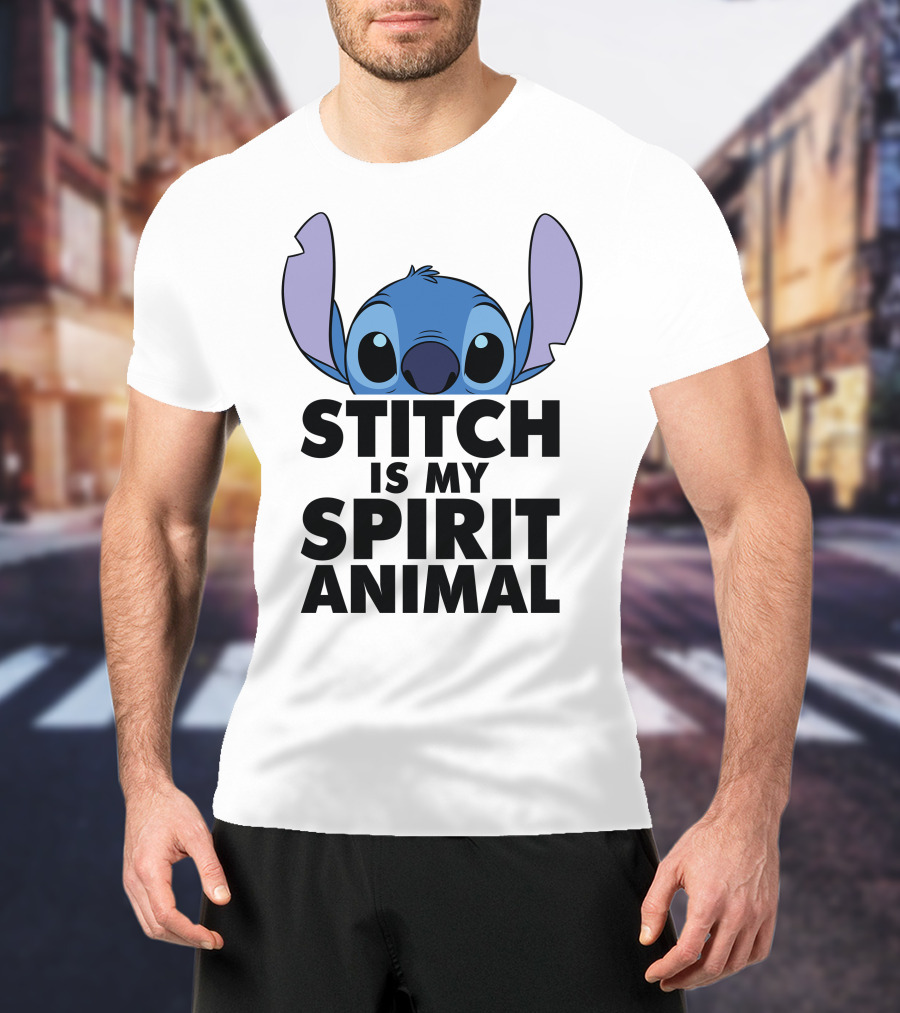 Disney Lilo And Stitch Is My Spirit Animal Tie Dye T-Shirt