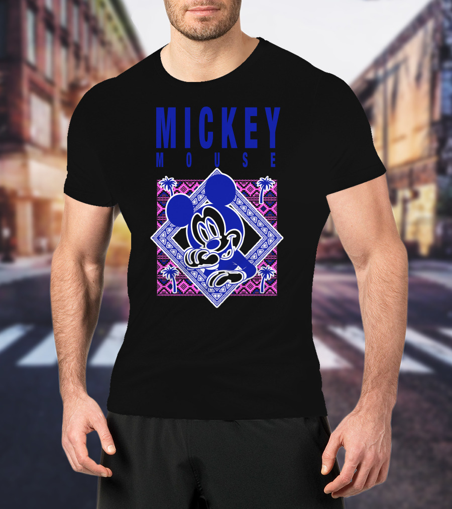Mickey Mouse Bandana Tropical T-Shirt