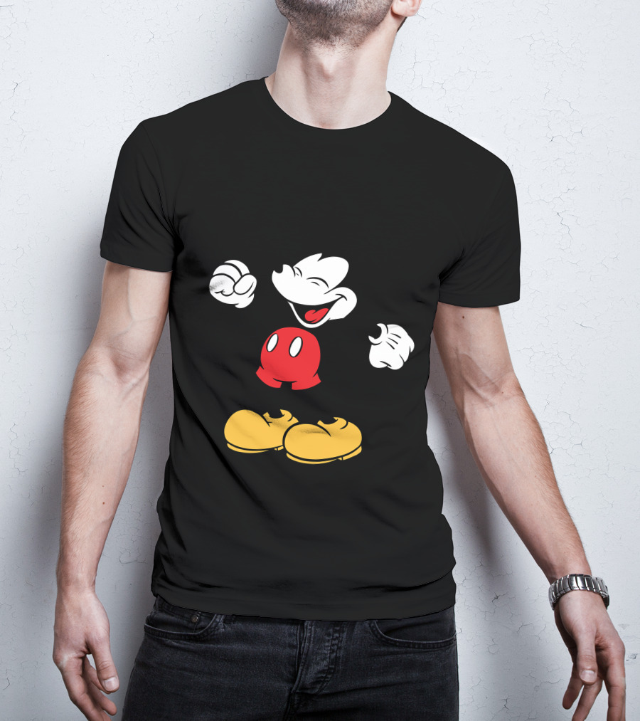 Mickey Mouse Classic Cheerful Disney Character T-Shirt