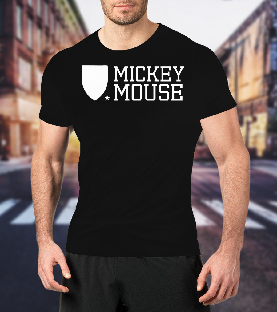 Mickey Mouse University Shield Emblem T-Shirt