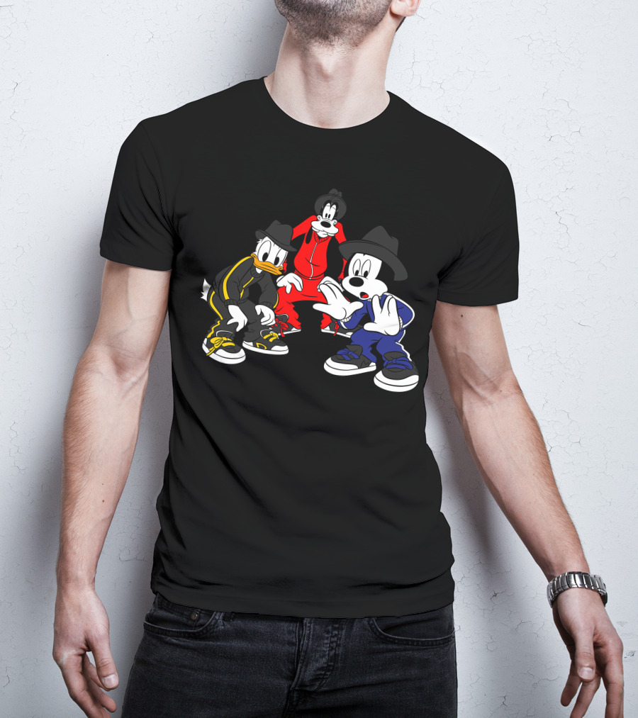 Disney Mickey Donald Goofy Hip Hop T-Shirt