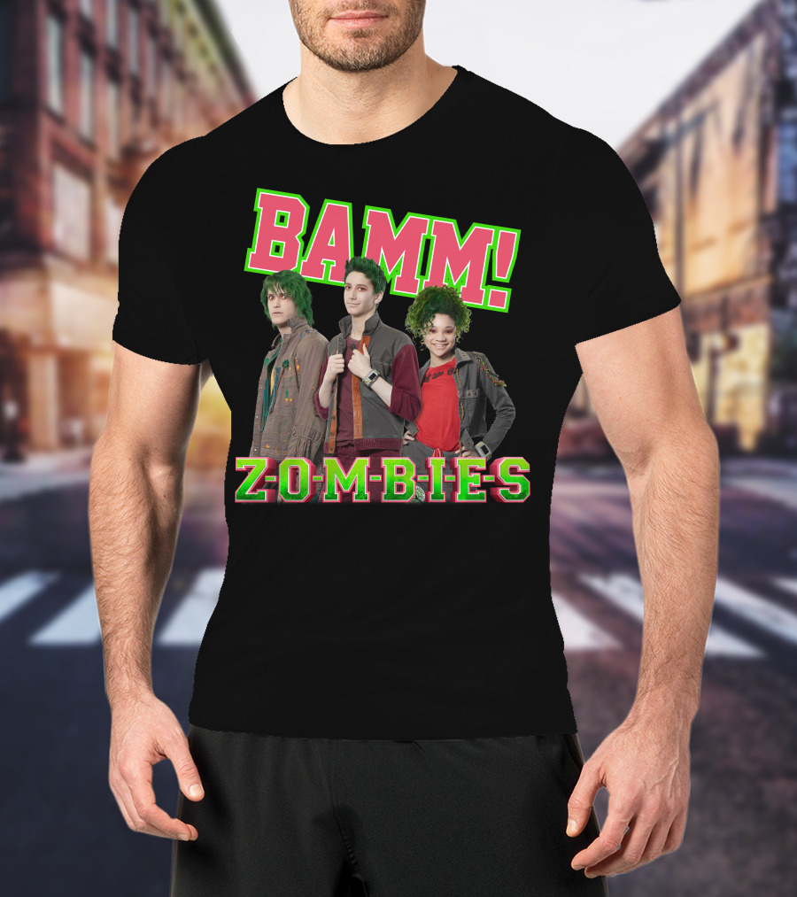 Bamm Zombies Disney Movie Characters T-Shirt