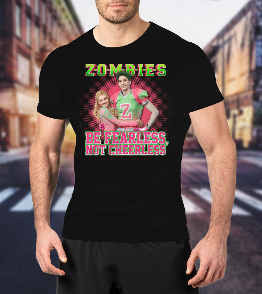 Disney Zombies Be Fearless Not Cheerless T-Shirt