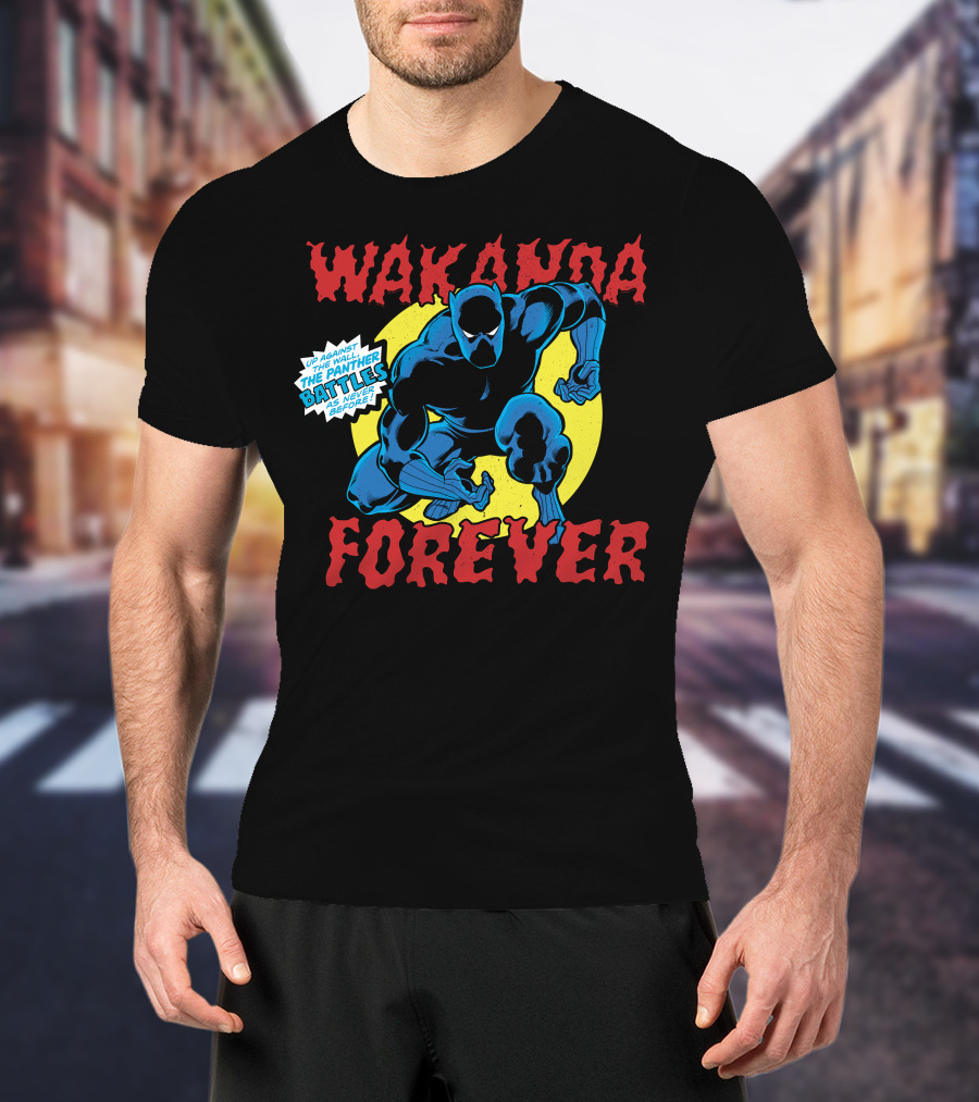 Wakanda Forever Marvel Black Panther Up Against The Panther Battles As Never Before T-Shirt
