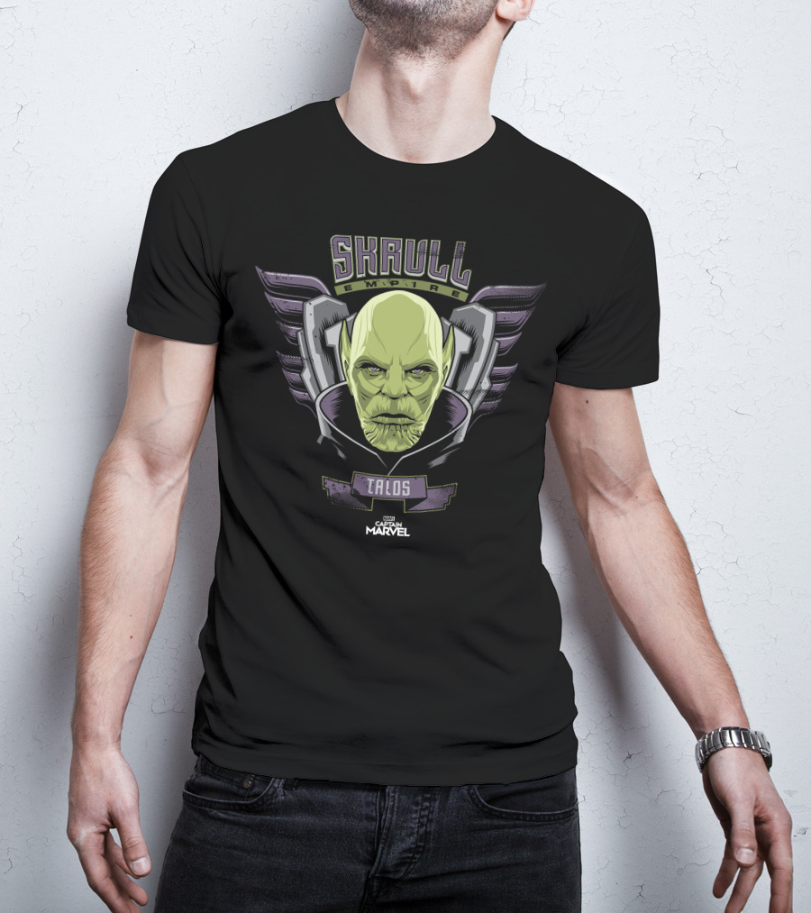 Marvel Captain Marvel Skrull Empire Talos Character T-Shirt