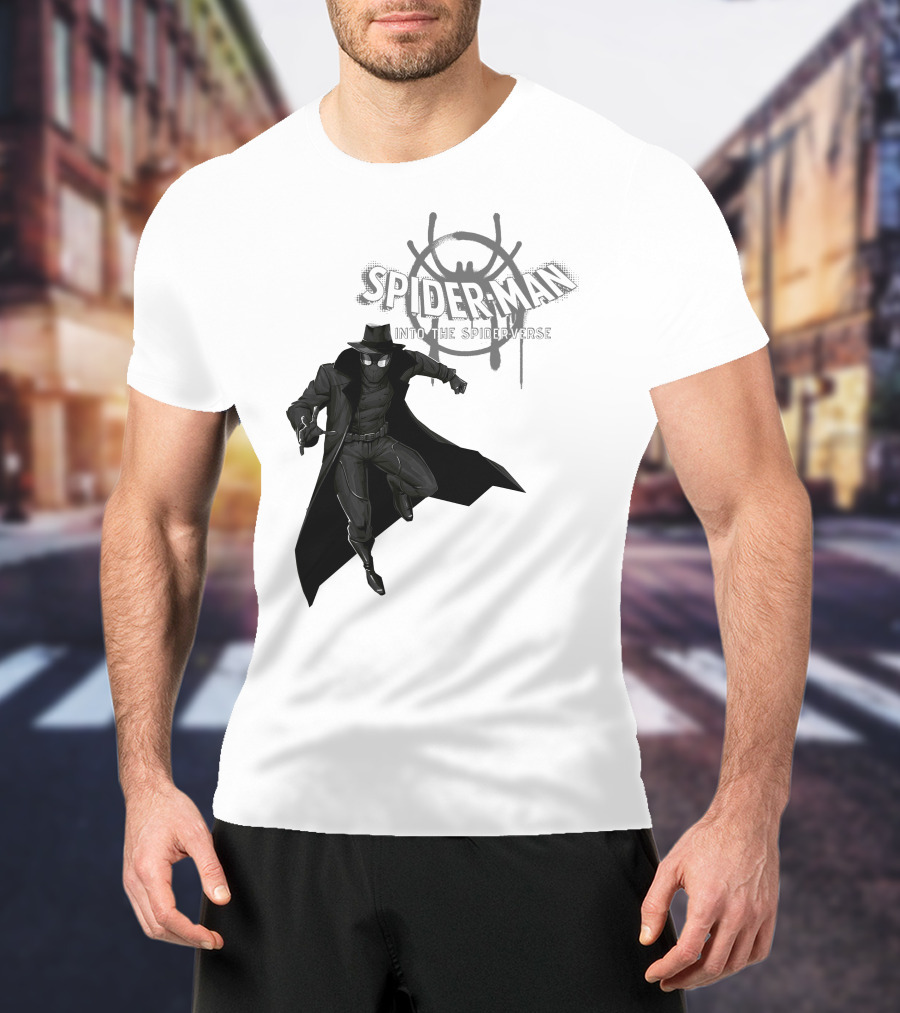 Marvel Spider-Man Into The Spider-Verse Noir T-Shirt