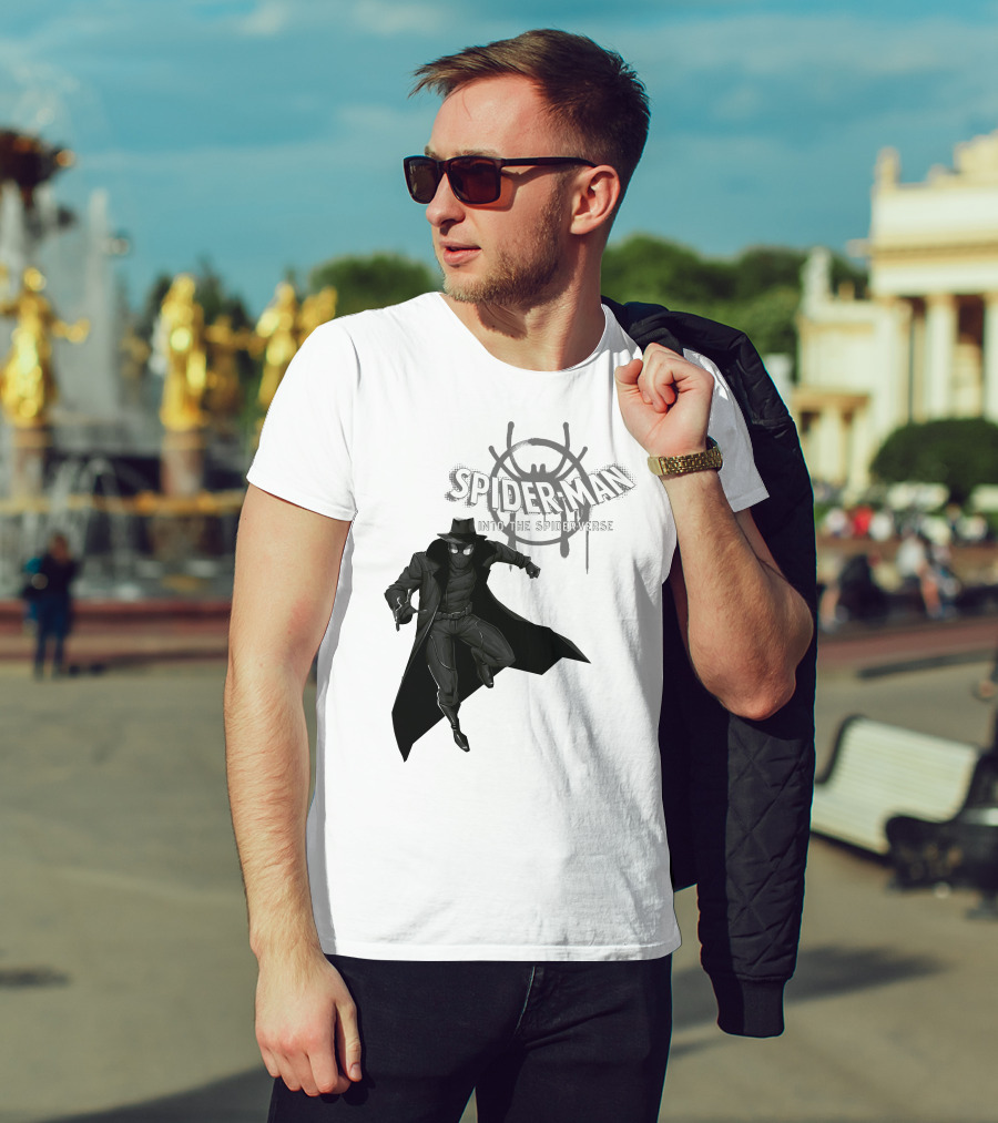 Marvel Spider-Man Into The Spider-Verse Noir T-Shirt