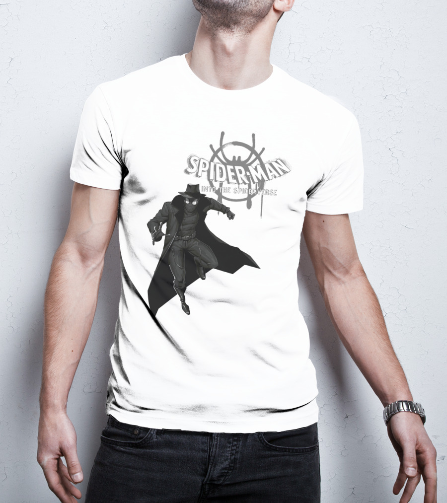 Marvel Spider-Man Into The Spider-Verse Noir T-Shirt