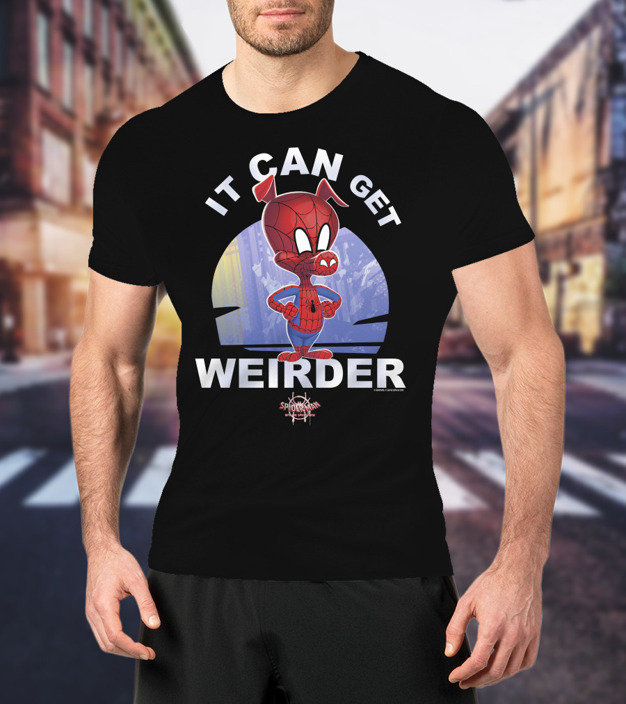 Marvel Spider-Man Into The Spider-Verse Spider-Ham It Can Get Weirder T-Shirt