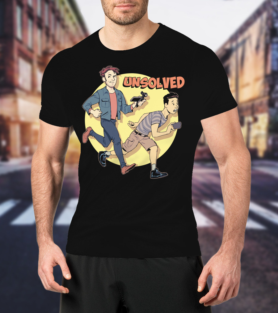 BuzzFeed Unsolved Animated Saturday Morning Mystery Adventure T-Shirt
