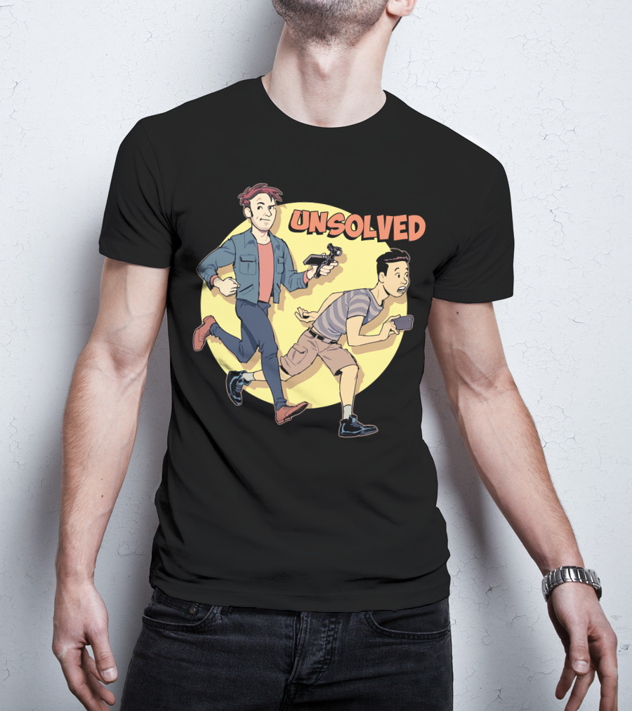 BuzzFeed Unsolved Animated Saturday Morning Mystery Adventure T-Shirt