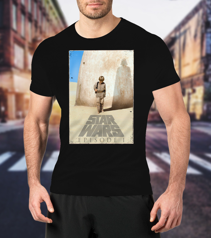 Star Wars Episode I The Phantom Menace Anakin Skywalker Shadow T-Shirt