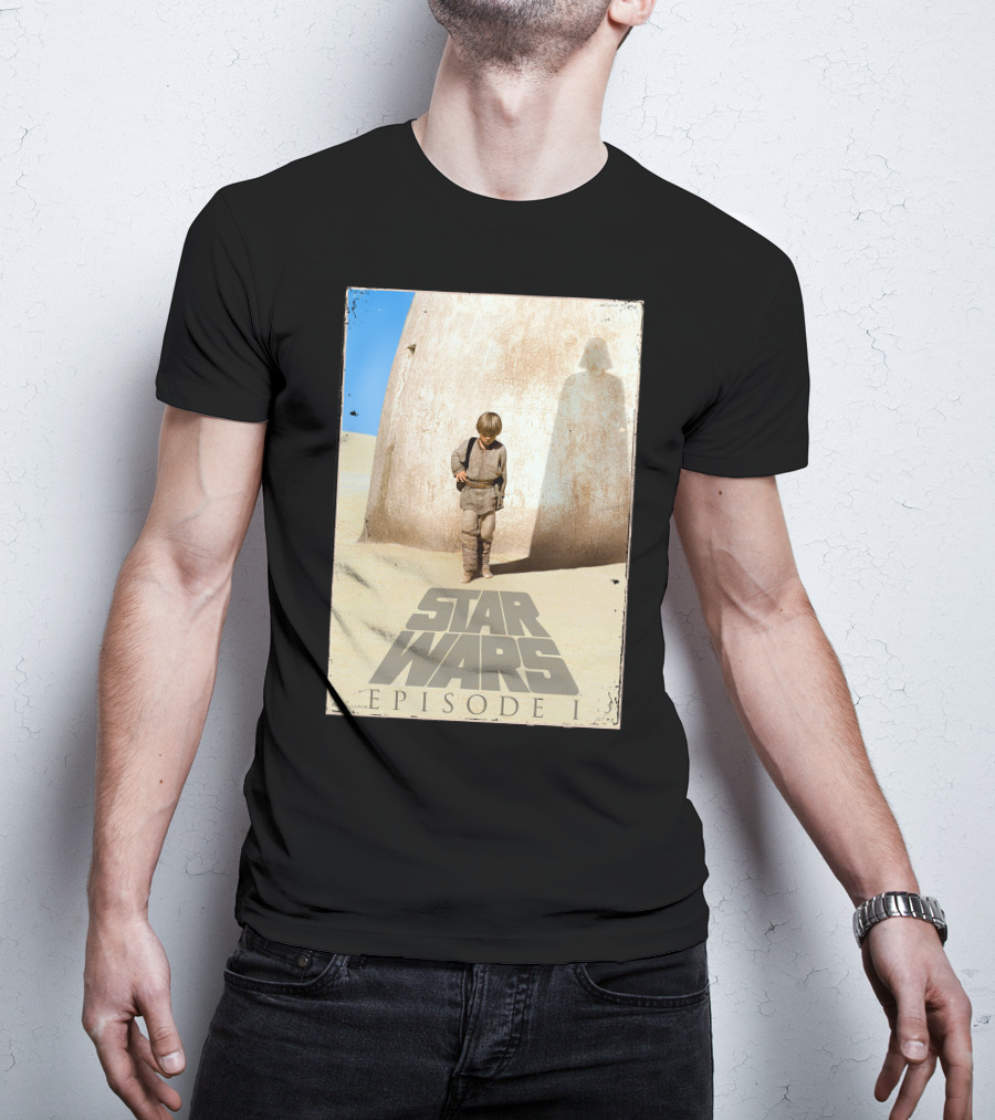 Star Wars Episode I The Phantom Menace Anakin Skywalker Shadow T-Shirt