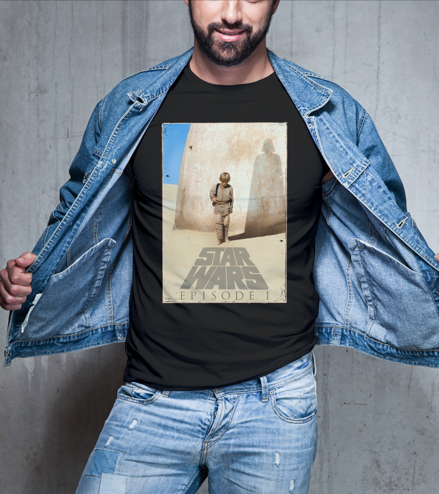 Star Wars Episode I The Phantom Menace Anakin Skywalker Shadow T-Shirt