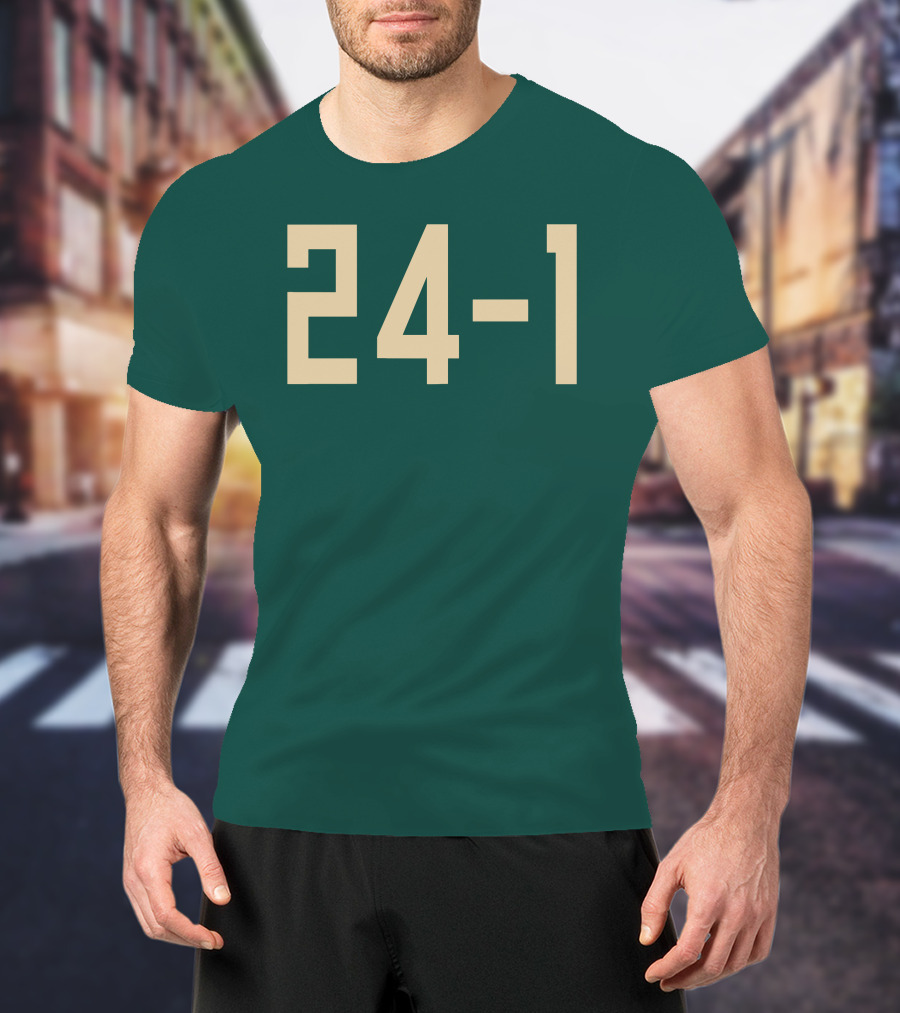 Bucks 24-1 Golden Numbers T-Shirt