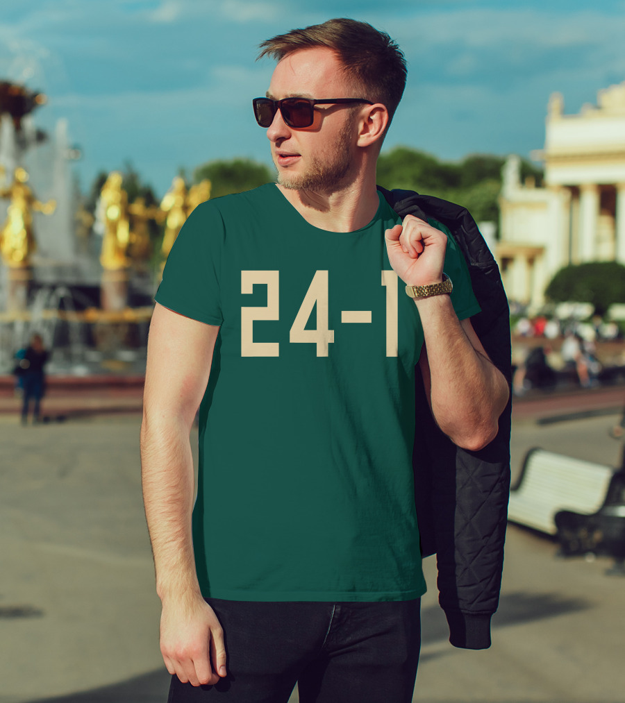 Bucks 24-1 Golden Numbers T-Shirt