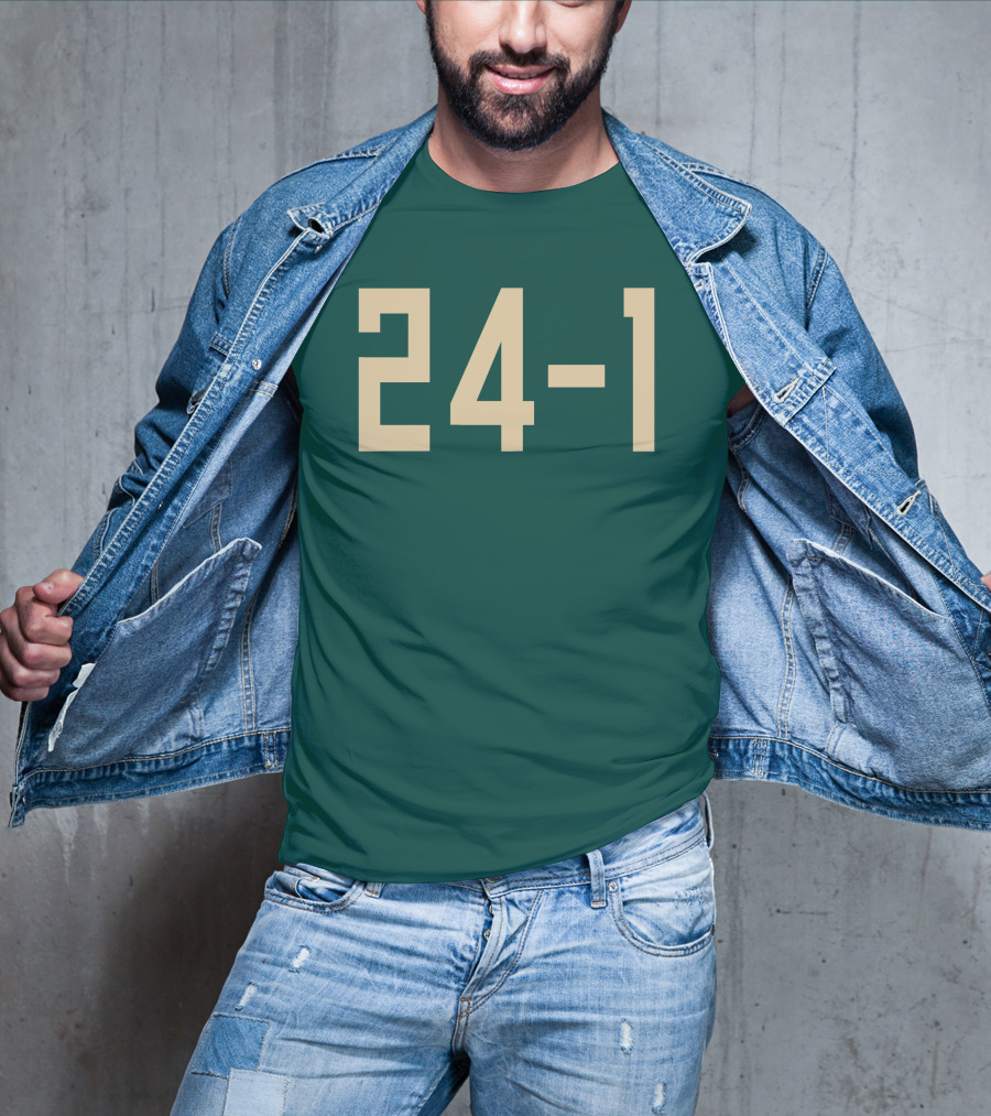 Bucks 24-1 Golden Numbers T-Shirt