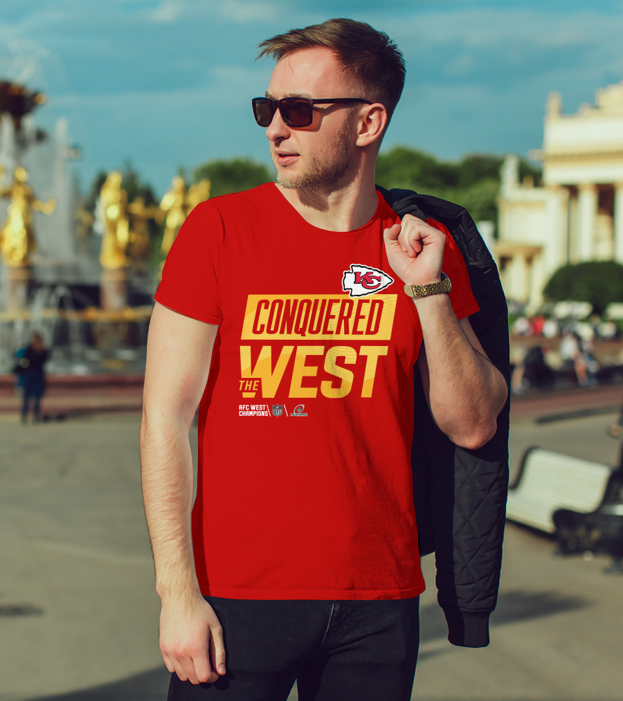 Kansas City Chiefs Conquered The West NFL Playoffs T-Shirt