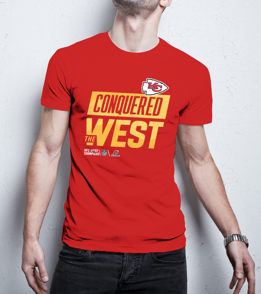 Kansas City Chiefs Conquered The West NFL Playoffs T-Shirt