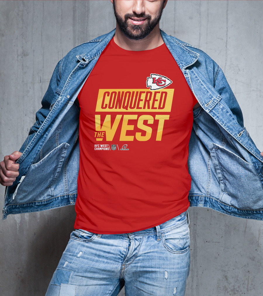 Kansas City Chiefs Conquered The West NFL Playoffs T-Shirt