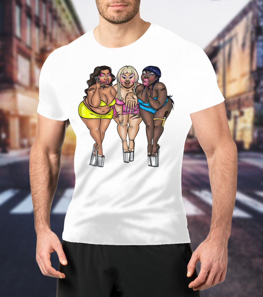 Sized For Life Bold Empowerment Trio T-Shirt