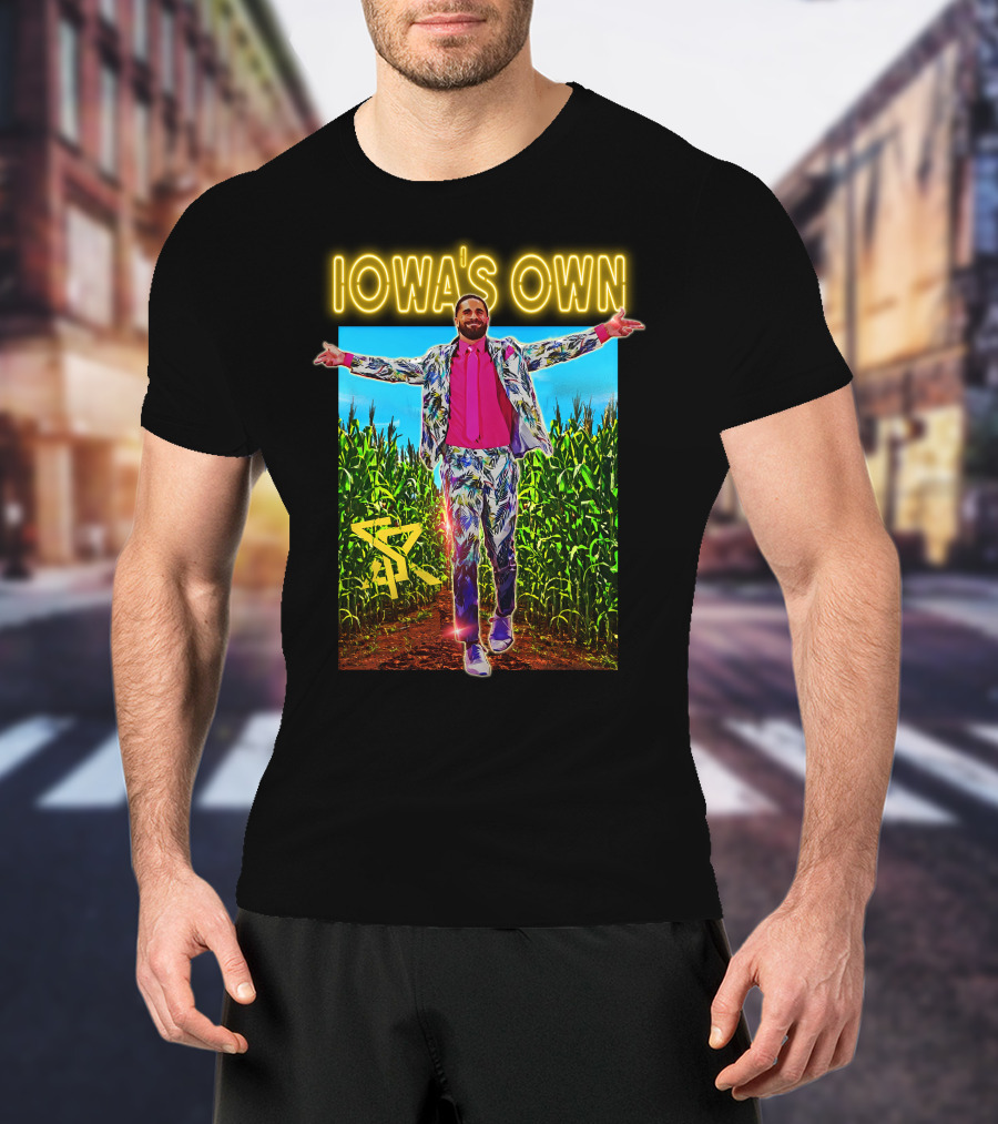 Iowa's Own Seth Rollins Cornfield Suit T-Shirt