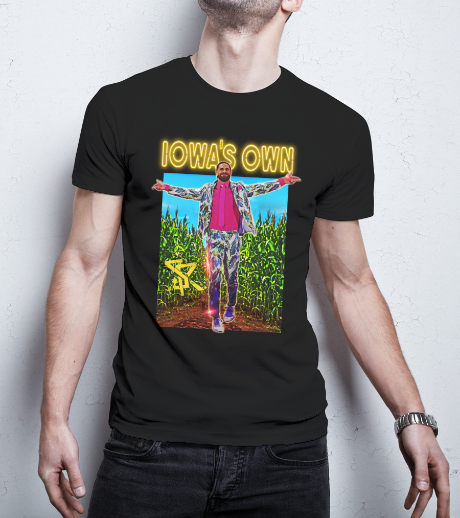 Iowa's Own Seth Rollins Cornfield Suit T-Shirt
