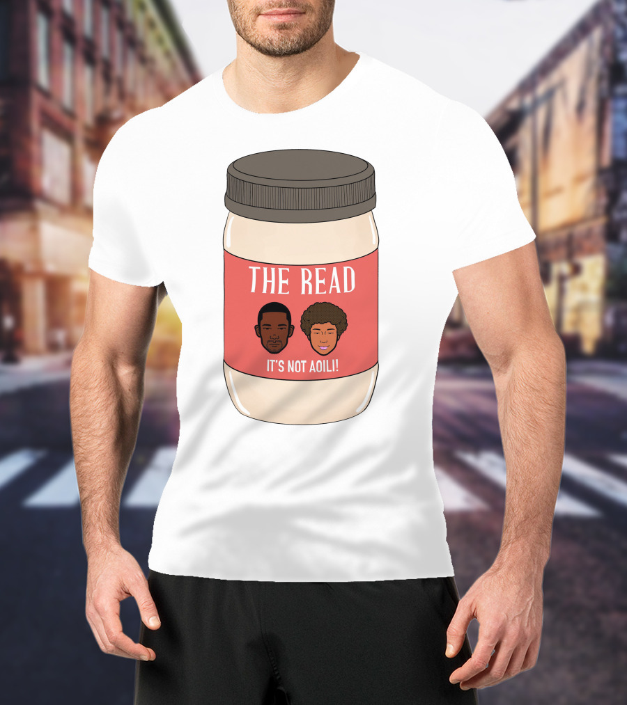 The Read It's Not Aoili Podcast Jar Label T-Shirt