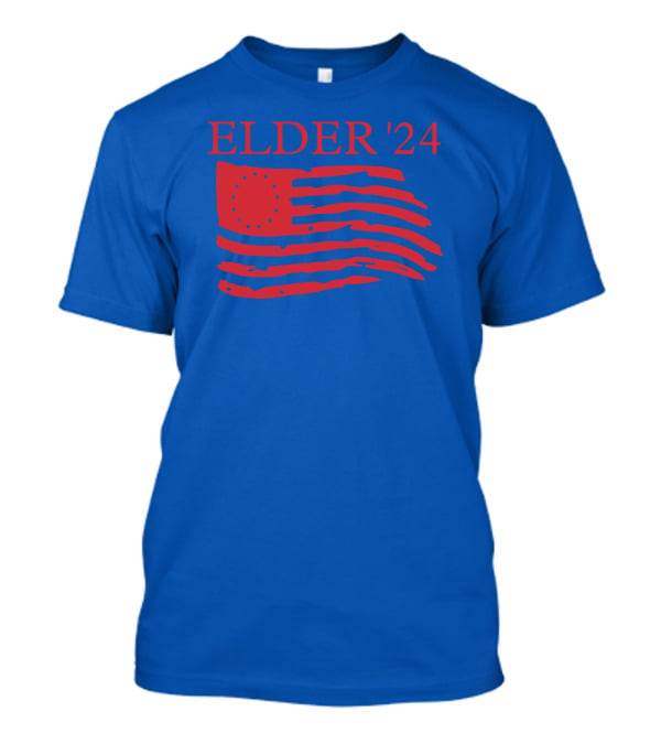 Elder 24 We're Got A Country To Save Larry Elder American Flag T-Shirt