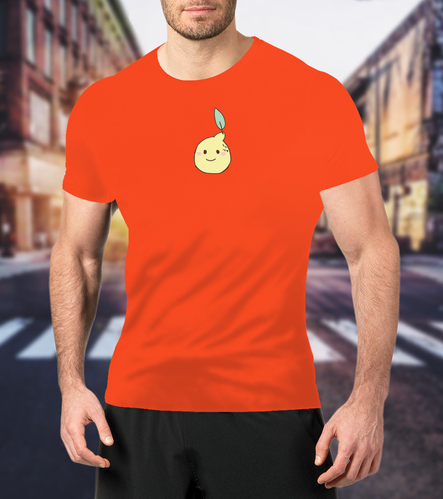 Cavetown Lemon Boy Robbie Leaf Happy Face T-Shirt