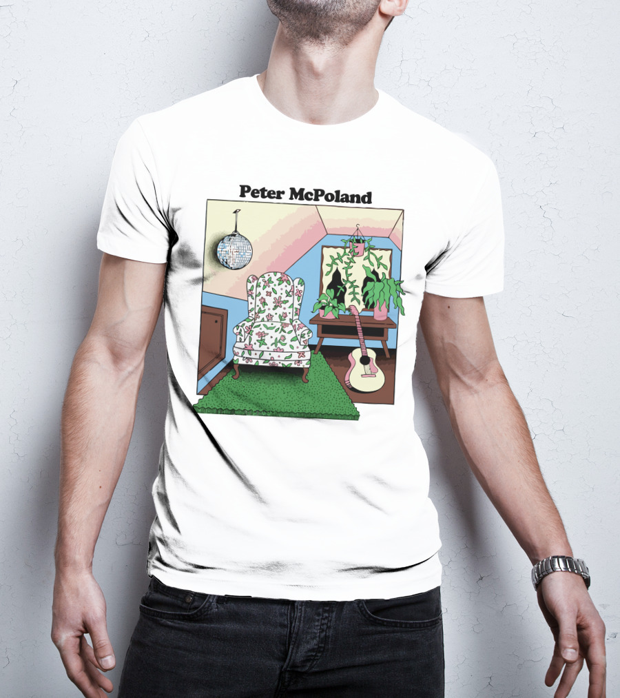 Peter McPoland Room With Chair Guitar And Plant T-Shirt