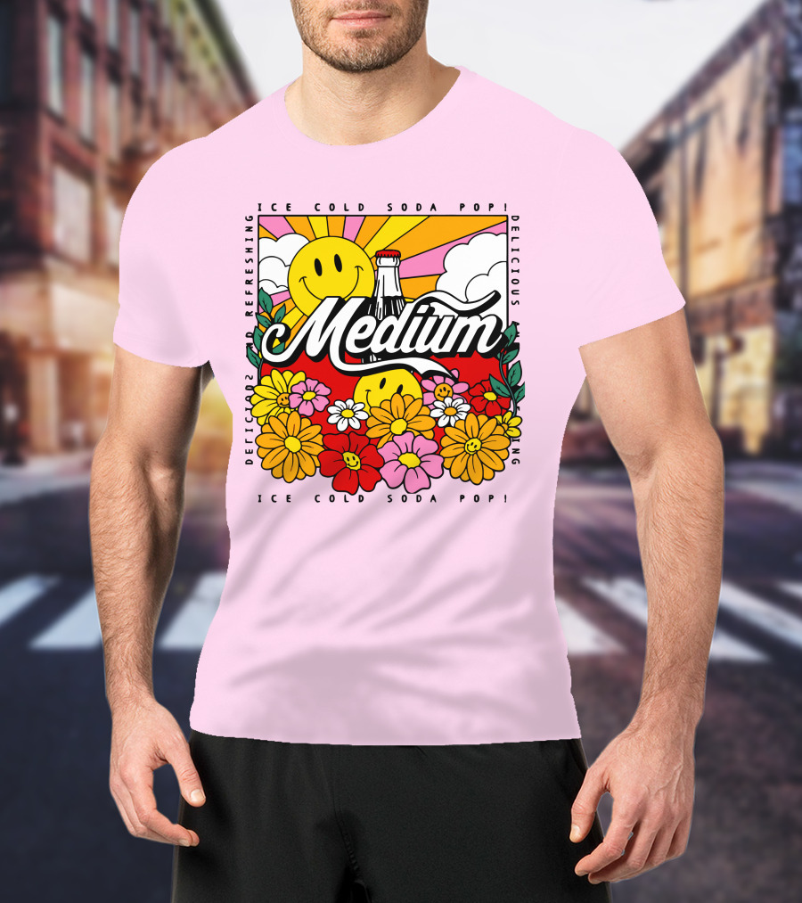 Medium Ice Cold Soda Pop Delicious Refreshing T-Shirt