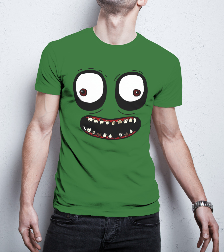 Salad Fingers Creepy Cartoon Eyes And Teeth Merch T-Shirt