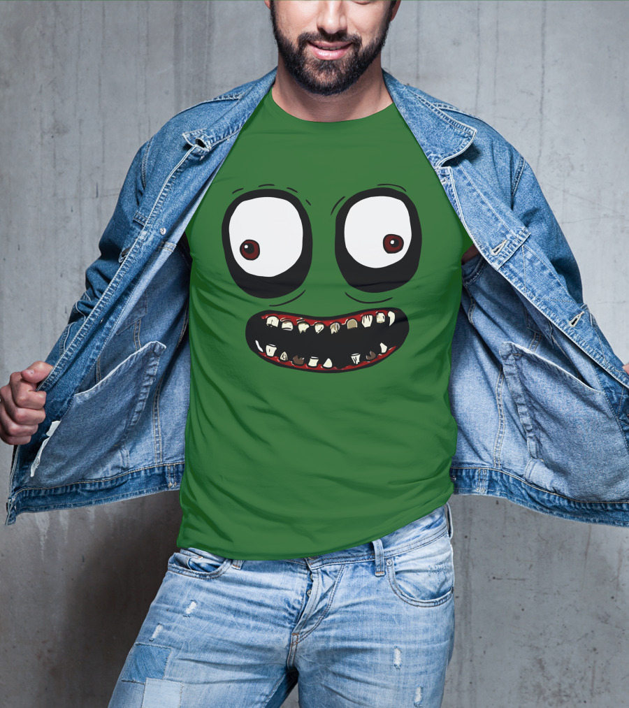 Salad Fingers Creepy Cartoon Eyes And Teeth Merch T-Shirt