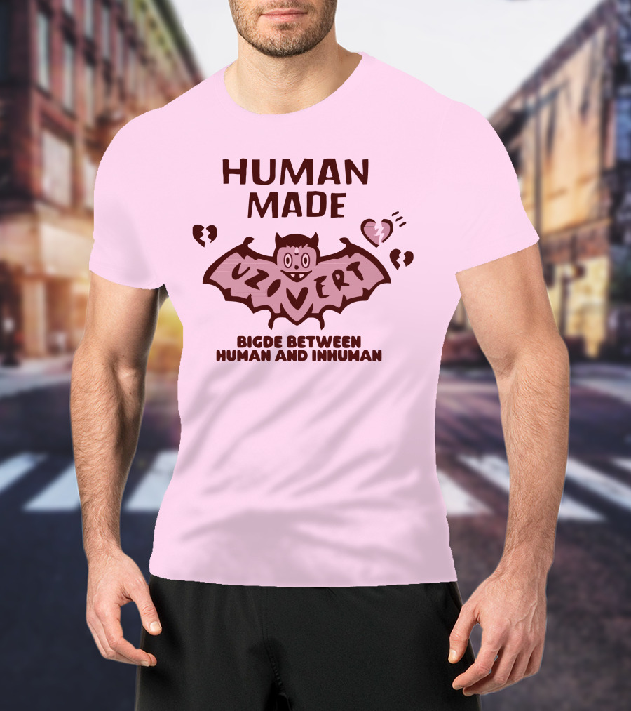 Human Made Lil Uzi Vert Bigde Between Human And Inhuman T-Shirt